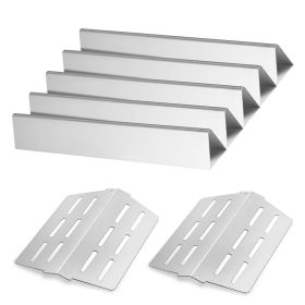 Flavorizer Bars and Heat Deflectors, 17 inch Grill Replacement Part, for Weber Genesis 300 Series Grills, Including E310 E320 E330 S310 S320 S330