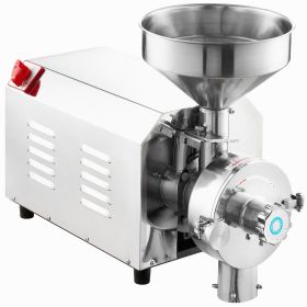 Soybean Grinder Commercial Grinding Machine for Spices 2200W Corn Mill Grinder 50 KG/H Stainless Steel Corn Grinder Industrial Flour Milling Mach