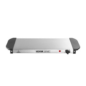 Electric Warming Tray, Food Warming Trays for Buffet, Warming Trays with Adjustable Temperature Control, Portable Stainless Steel Food Warmer